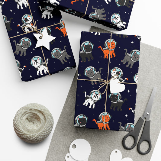 astrocat wrapping paper