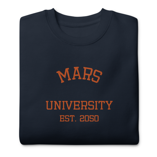 mars university sweatshirt